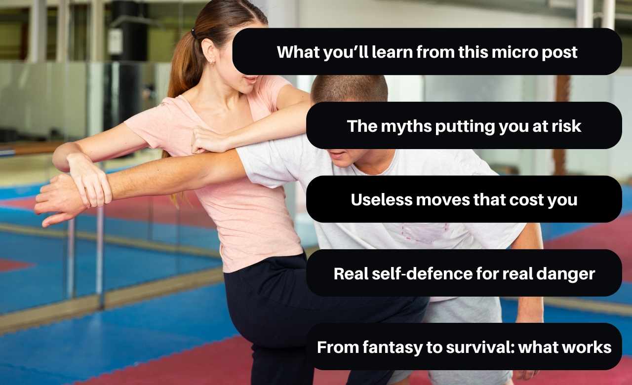 Flaws in women's self-defence training