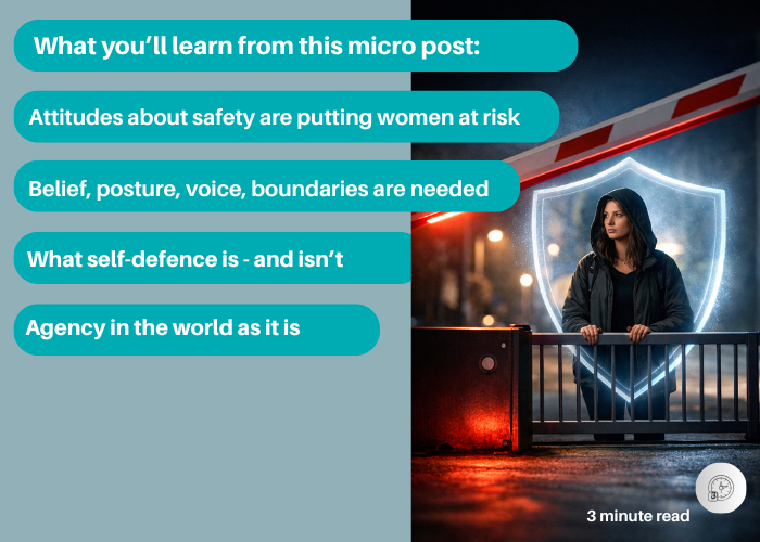 What you'll learn about women's safety