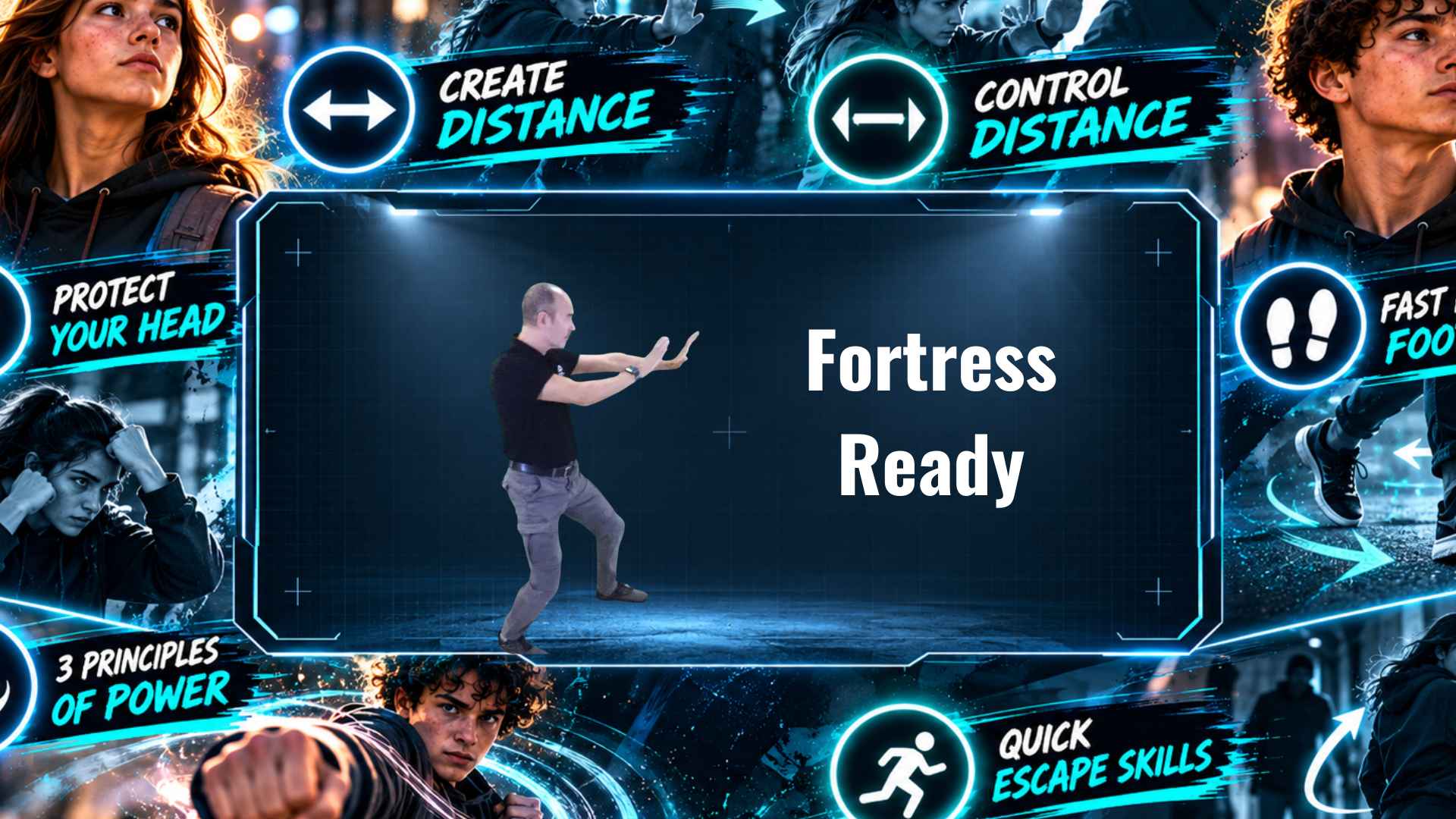 Fortress Ready Self-defence move Fortress Ready Self-defence move