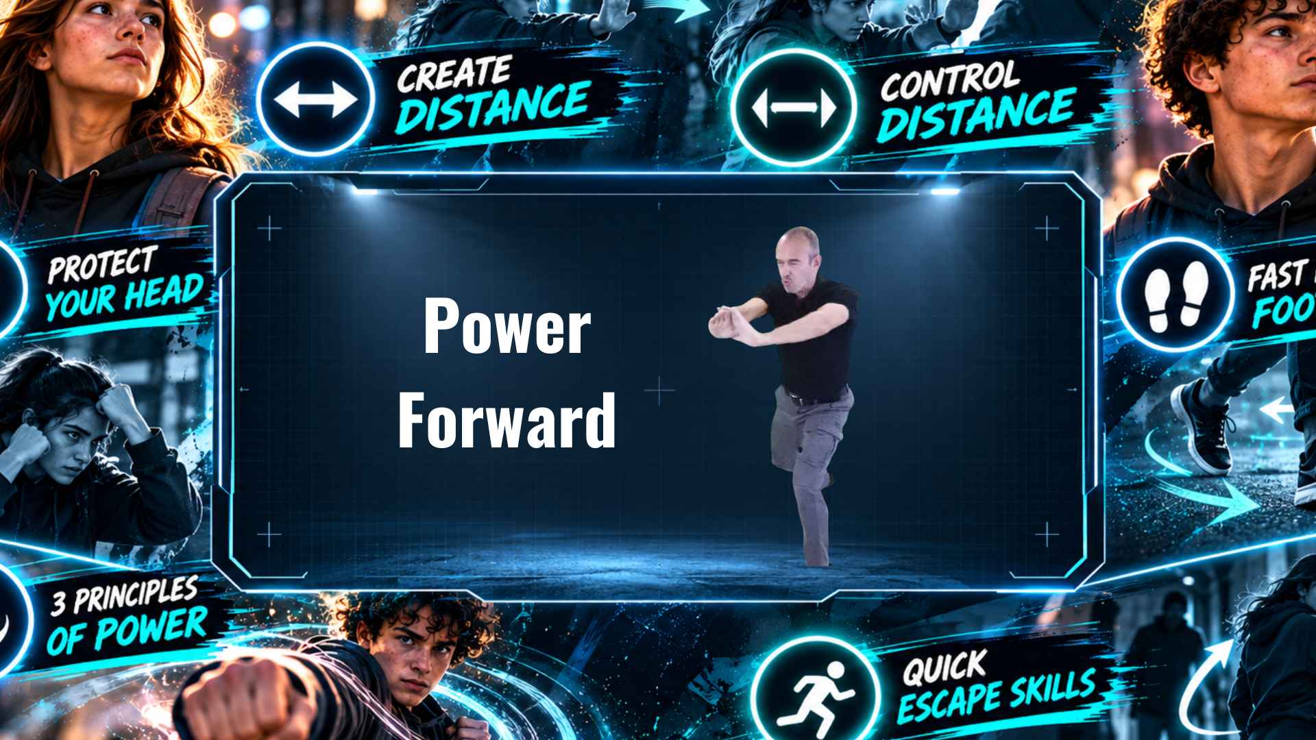 Power Forward Self-defence move Power Forward